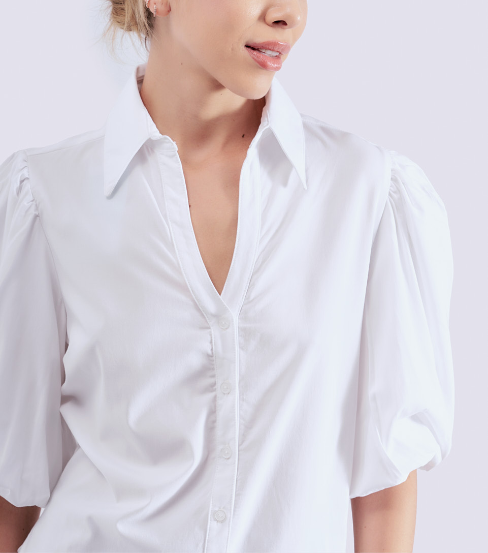 Blusa Camisera Manga Larga Unicolor Derek 828013 BL