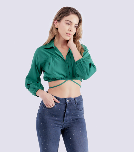 Blusa Para Mujer Carmin DerekVD