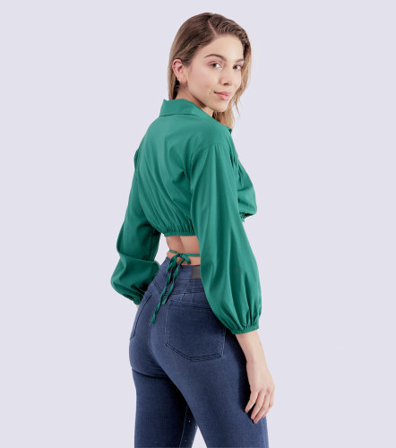 Blusa Para Mujer Carmin DerekVD