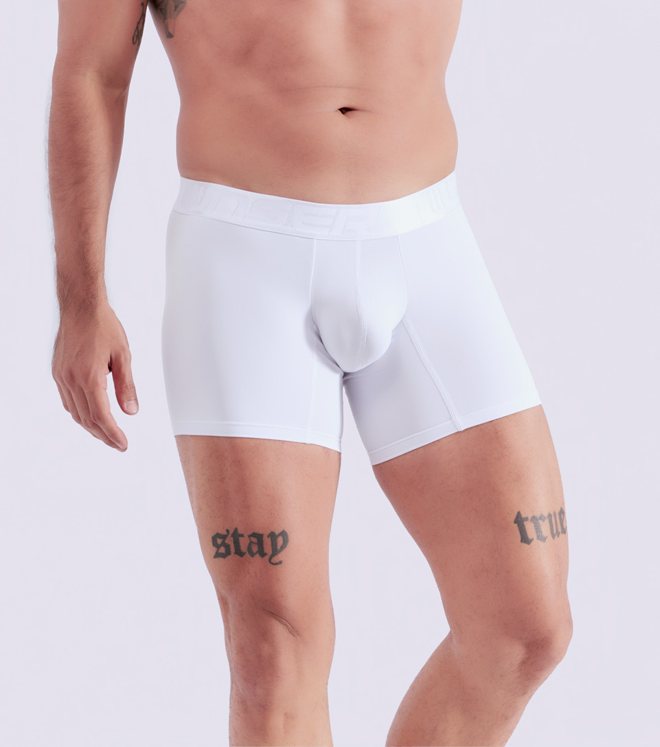 Boxer Para Hombre Bipack Unicolor Con Elastico Marcado Texto Unser 831759 CU