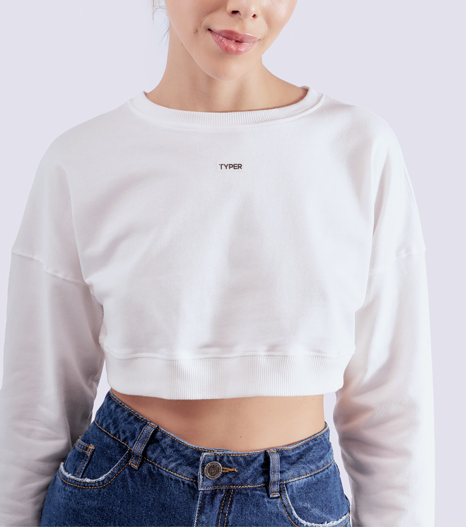 Buzo Croptop Oversize Carolina Typer 832056 AR