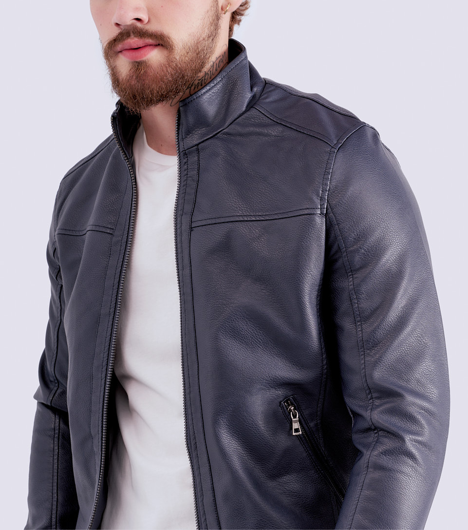 Chaqueta Para Hombre Polipiel Unser 828429 AZ