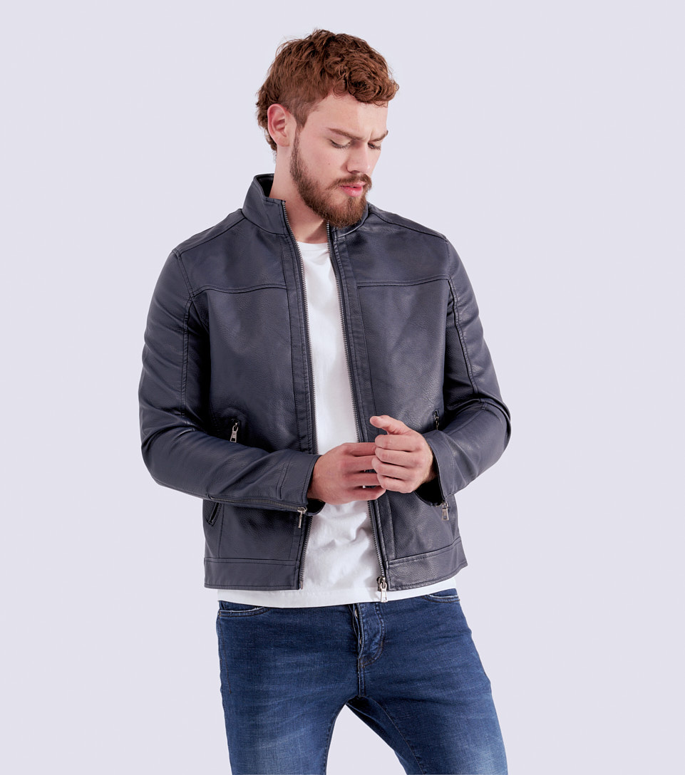 Chaqueta Para Hombre Polipiel Unser 828429 AZ