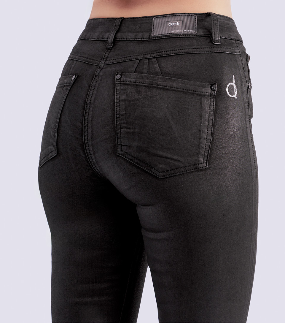 Jean Negro Pull Up Cinco Bolsillos Sidney Patty Derek 813554 NG