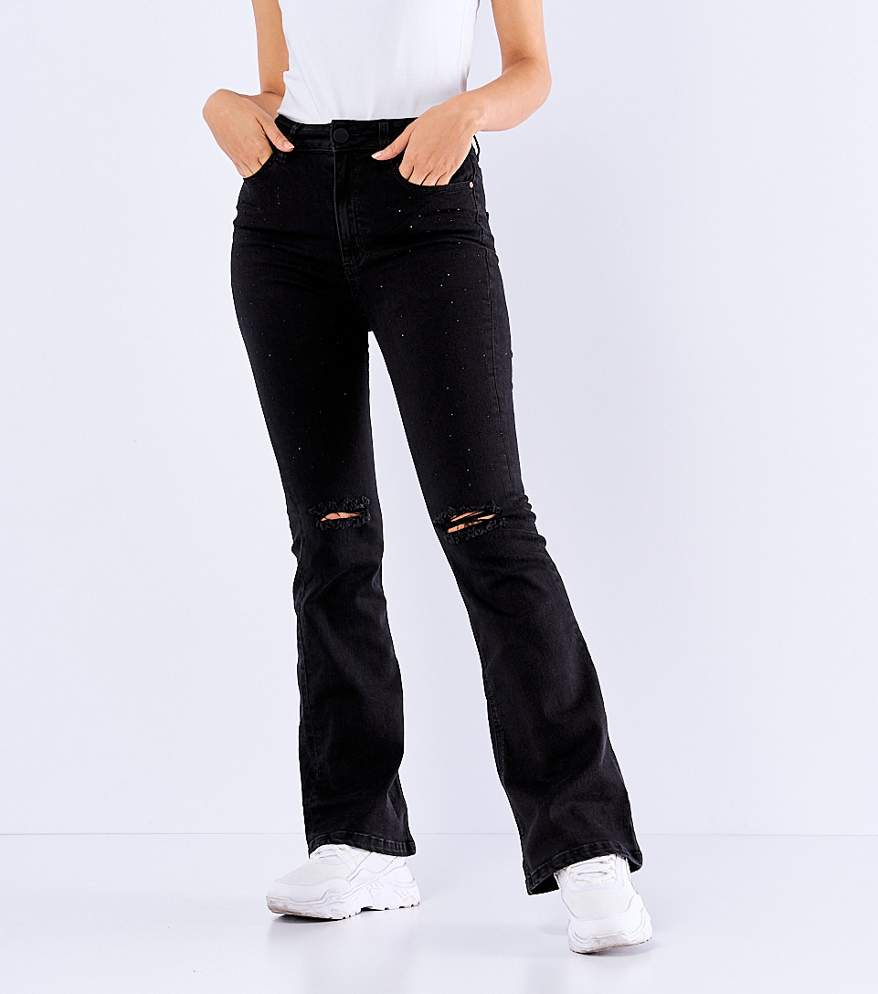 Jessica Jean Bota Flare Con Piedras Unser 826870 NG