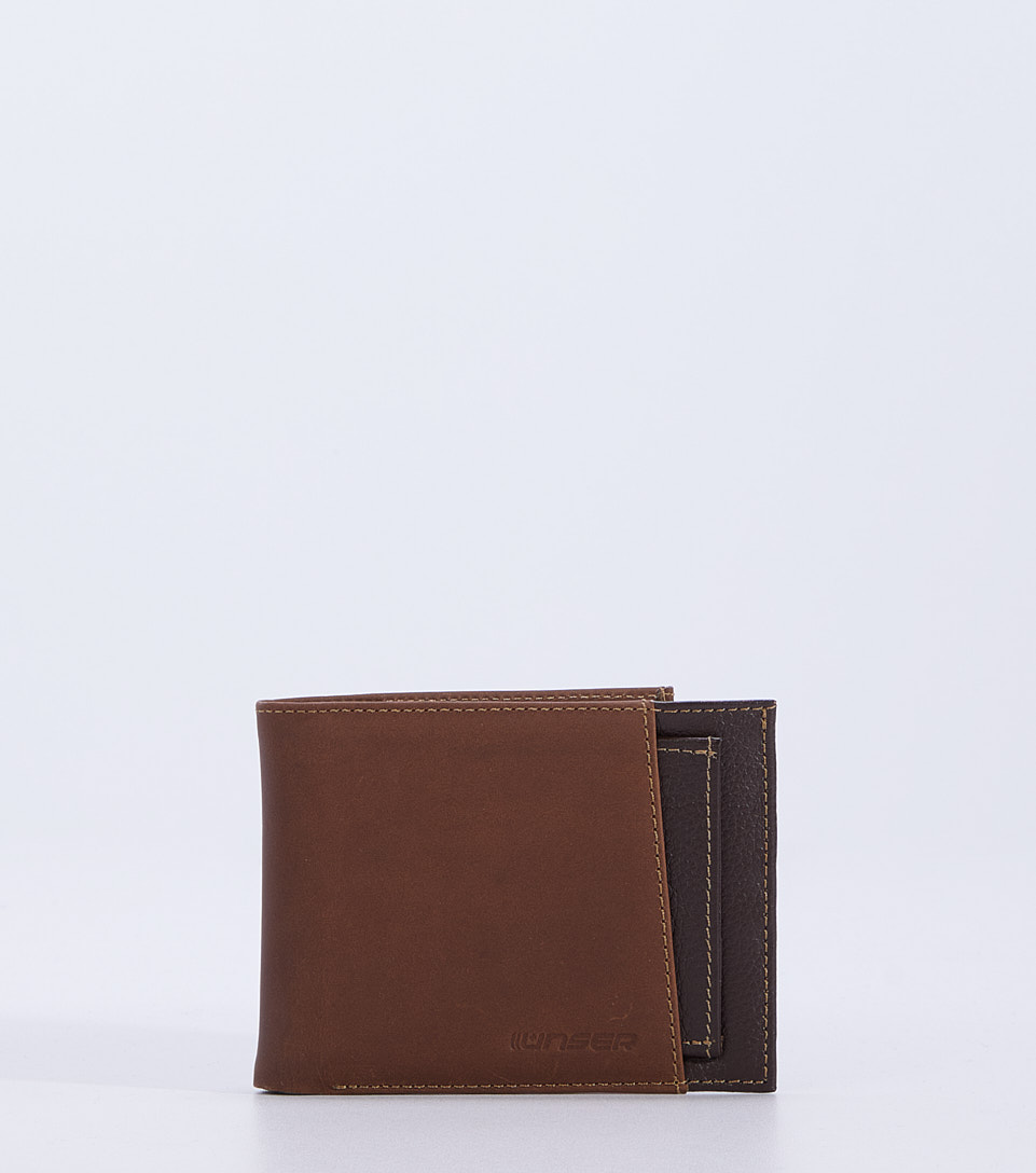 Billetera para hombre combinada con portapapeles unser 828764