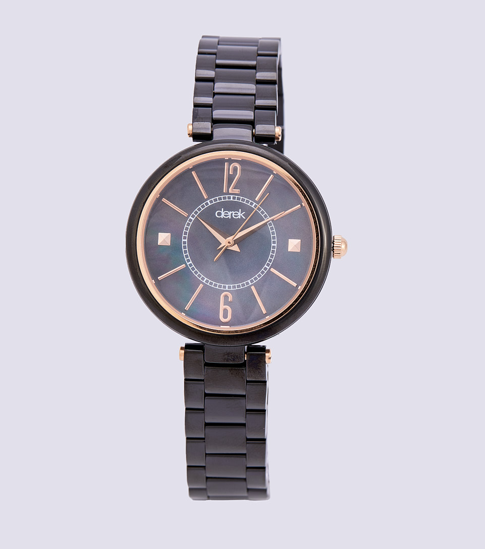 Reloj Para Mujer Pulso Metalico Derek 821429 NG