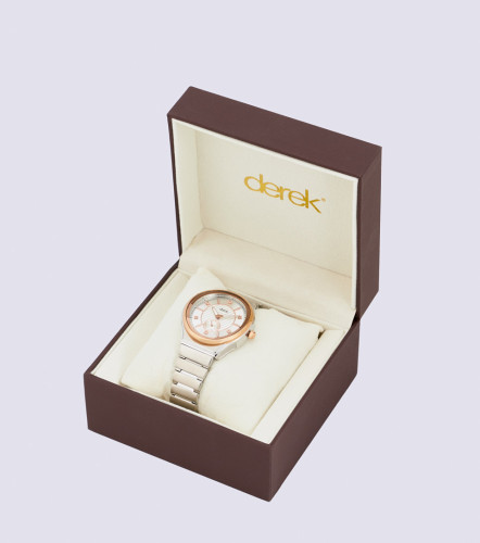 Reloj Para Mujer Pulso Metalico DerekPT