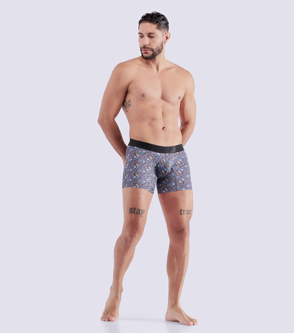 Boxer Para Hombre Bipack Combinado Con Elastico Marcado Texto Unser 831792 CU