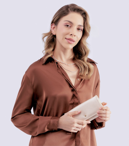 Billetera Larga Con Bolsillo Monedero Mariana DerekDO