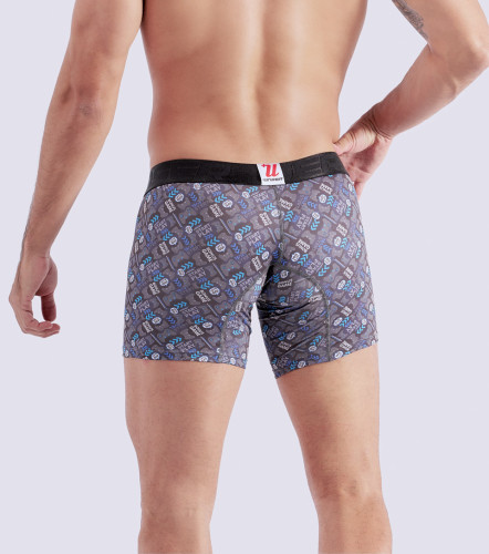 Boxer Para Hombre Bipack Combinado Con Elastico Marcado Texto UnserCU