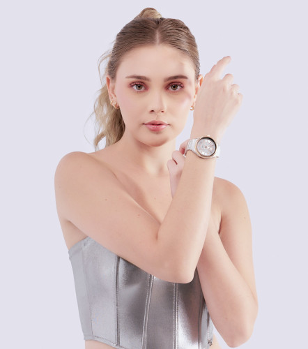 Reloj Para Mujer Pulso Metalico DerekPT