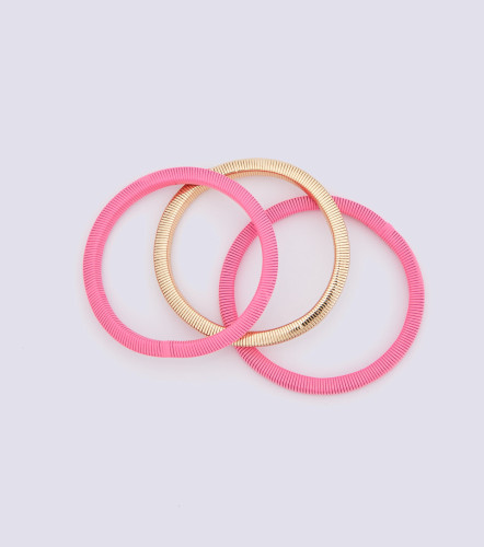 Set Pulseras Con Ranuritas En AceroderekFS