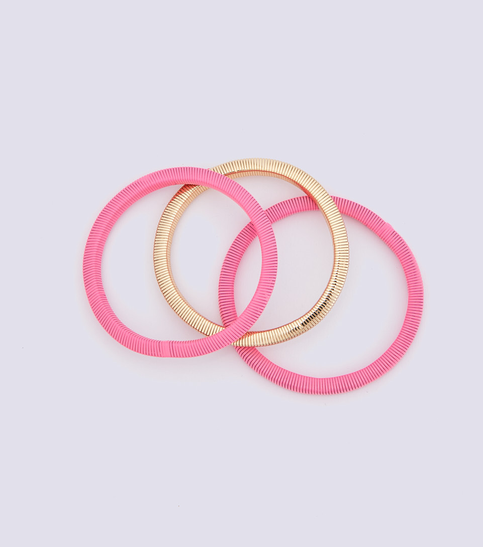 Set Pulseras Con Ranuritas En Aceroderek 831113 AT