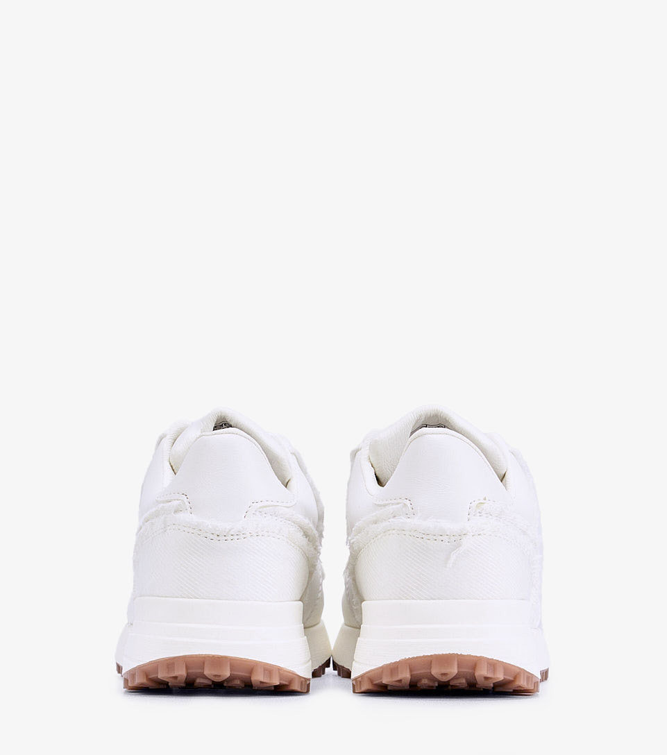 Tenis Unicolor Con Desflecado Y Suela Paula Derek 828211 BL