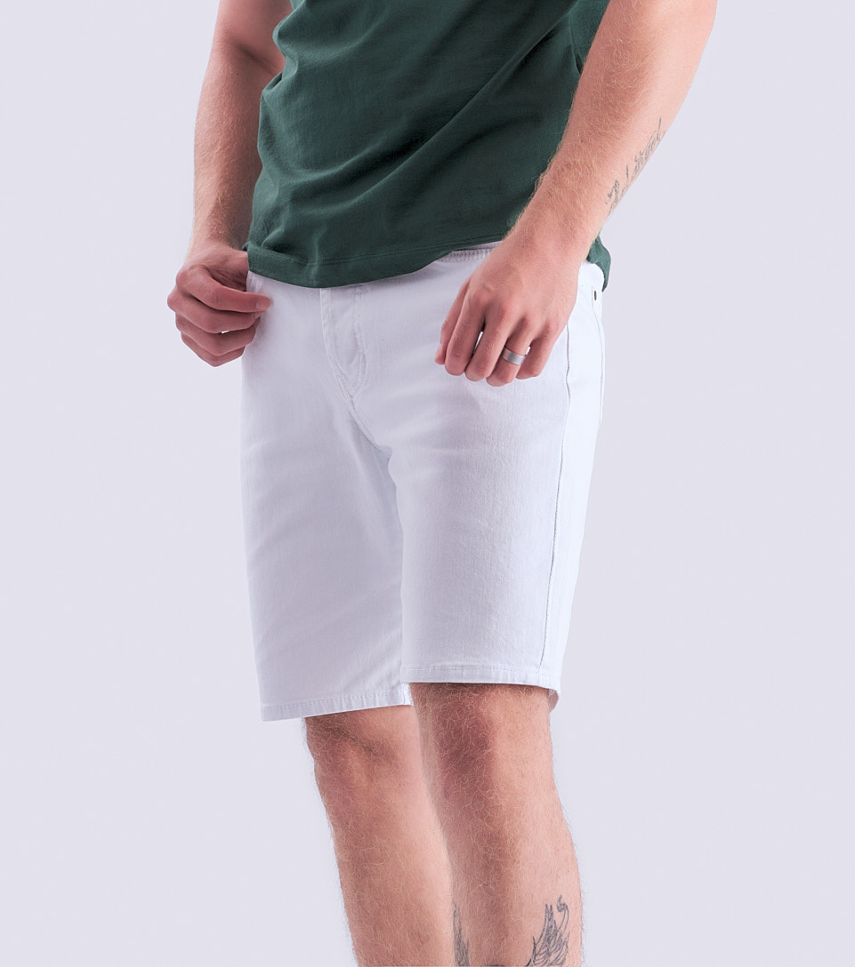 Bermuda Para Hombre En Drill Unicolor Cinco Bolsillos Unser 830805 BL