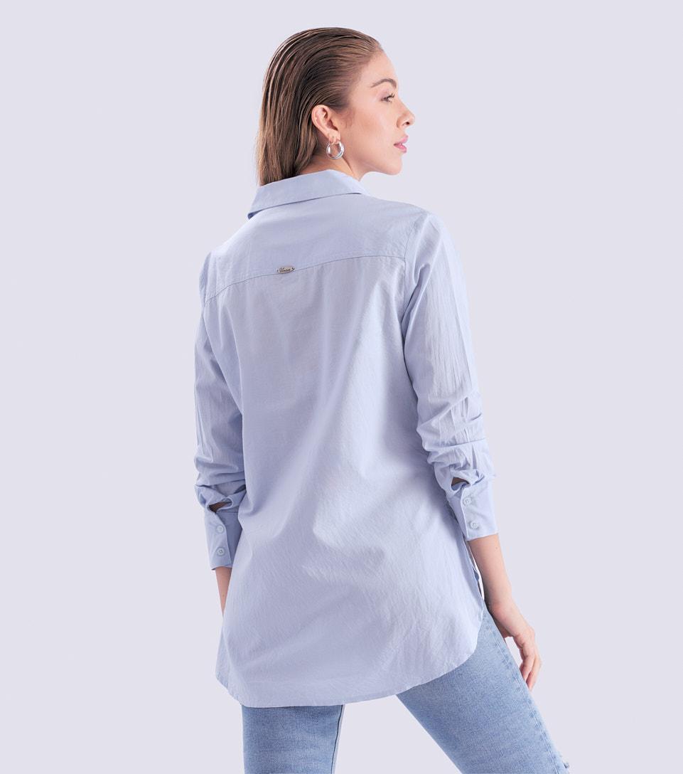 Blusa Para Mujer Camisera Oversize Manga Larga Unser 832777 AC