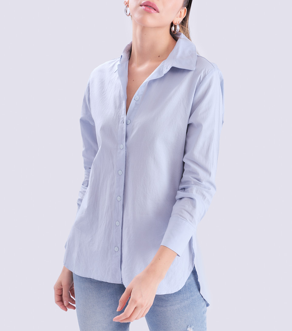 Blusa Para Mujer Camisera Oversize Manga Larga Unser 832777 AC
