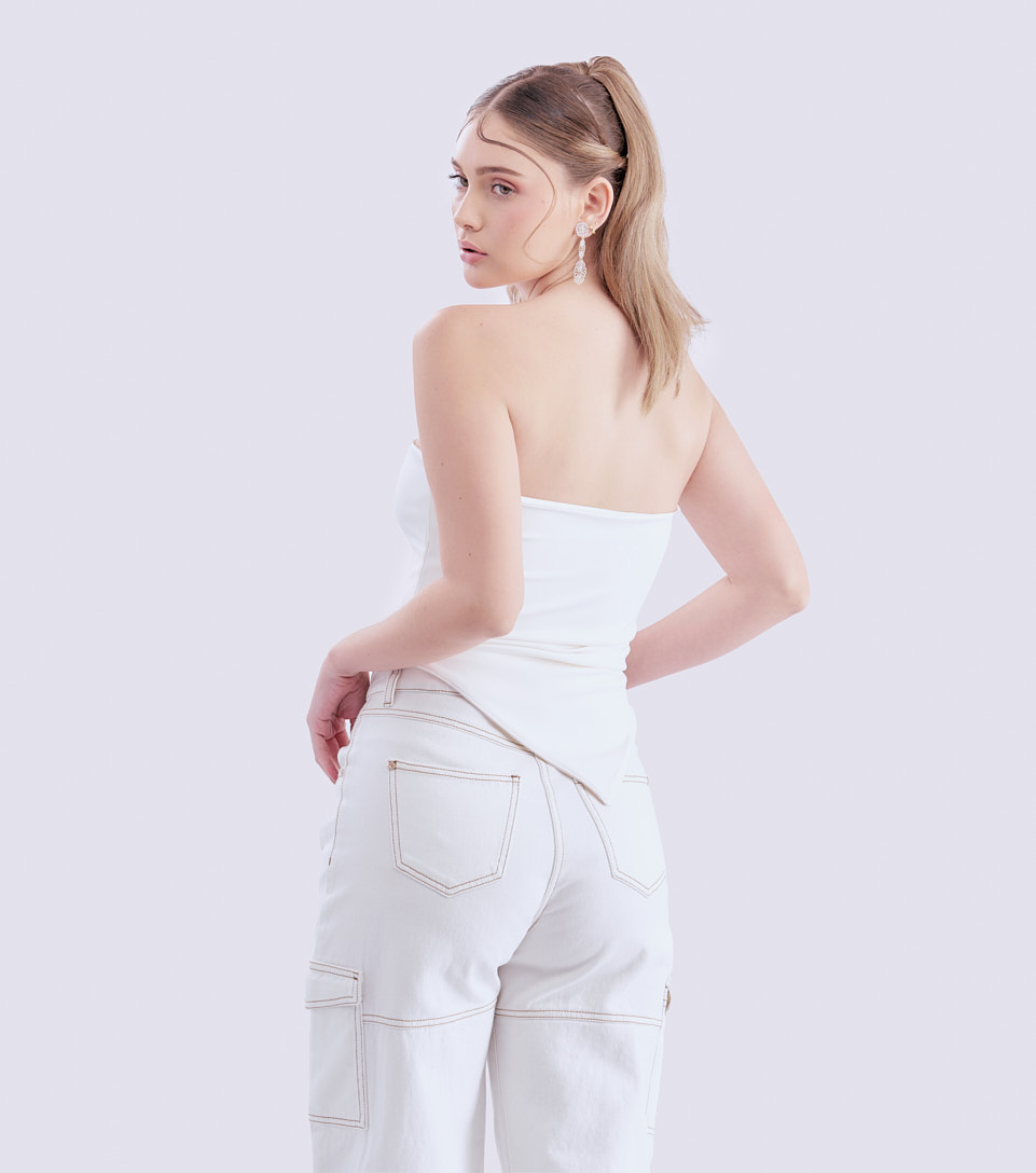 Blusa Strapless Para Mujer Antonella Derek Lovely 832810 AR