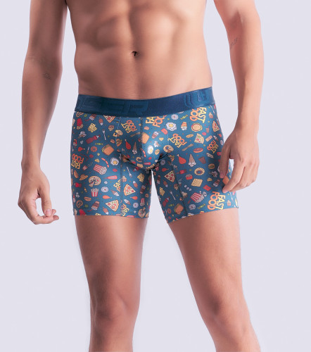Boxer Para Hombre Bipack Combinado Con Elastico Marcado Texto UnserAZ