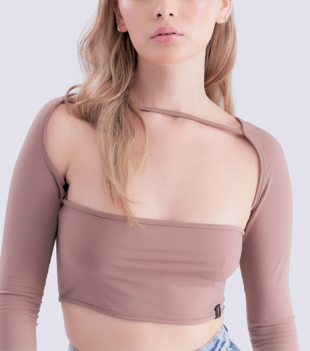 Brooklyn Top Con Mangas Unicolor TyperCF