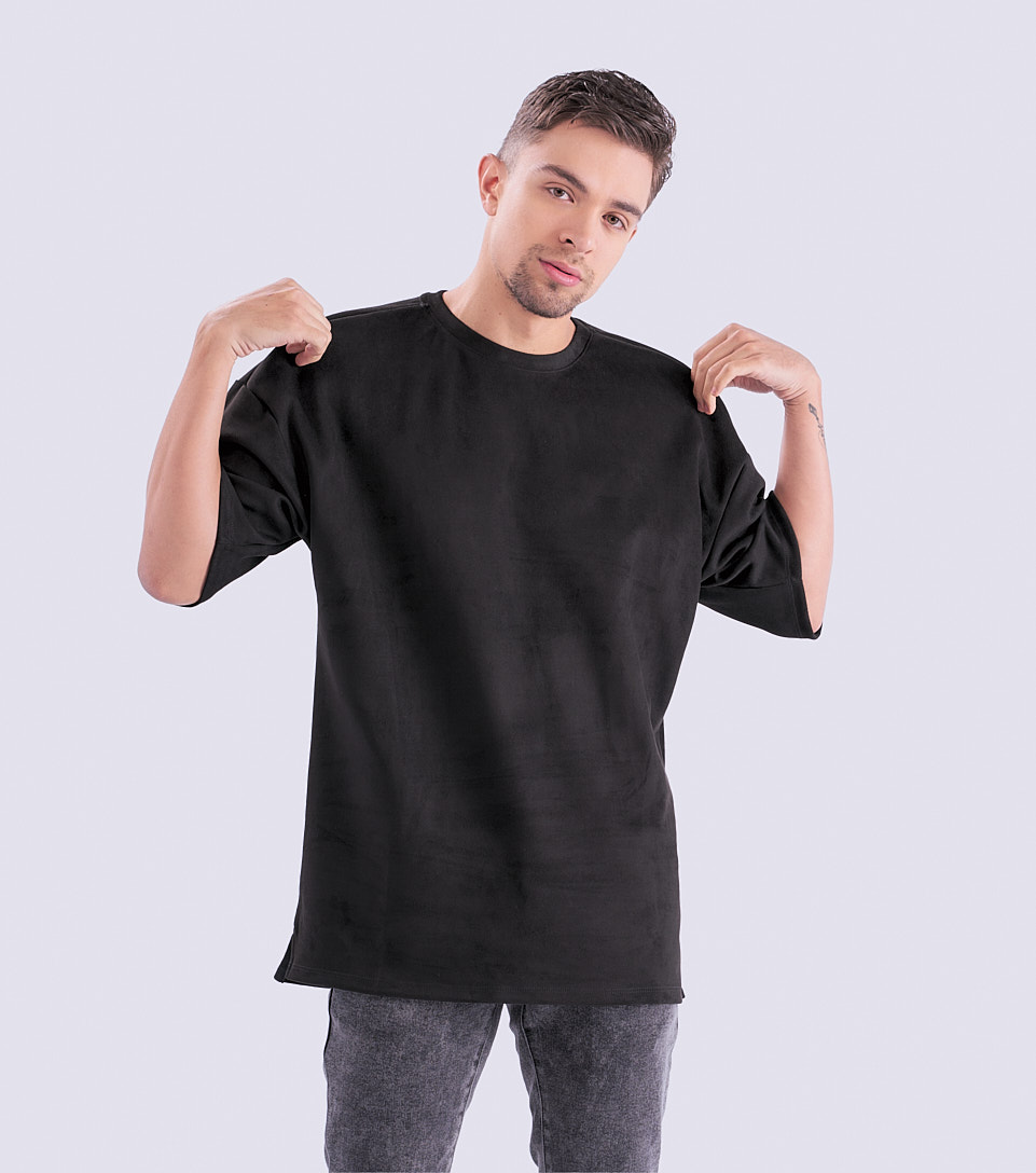 Cesar Tshirt Oversize De Gamuza Typer 832610 