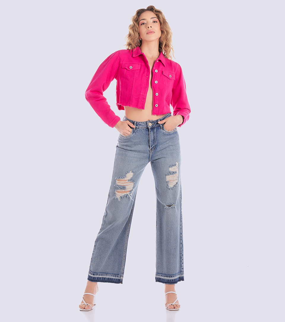 Chaqueta En Indigo Unicolor Rachell Derek 830268 FS