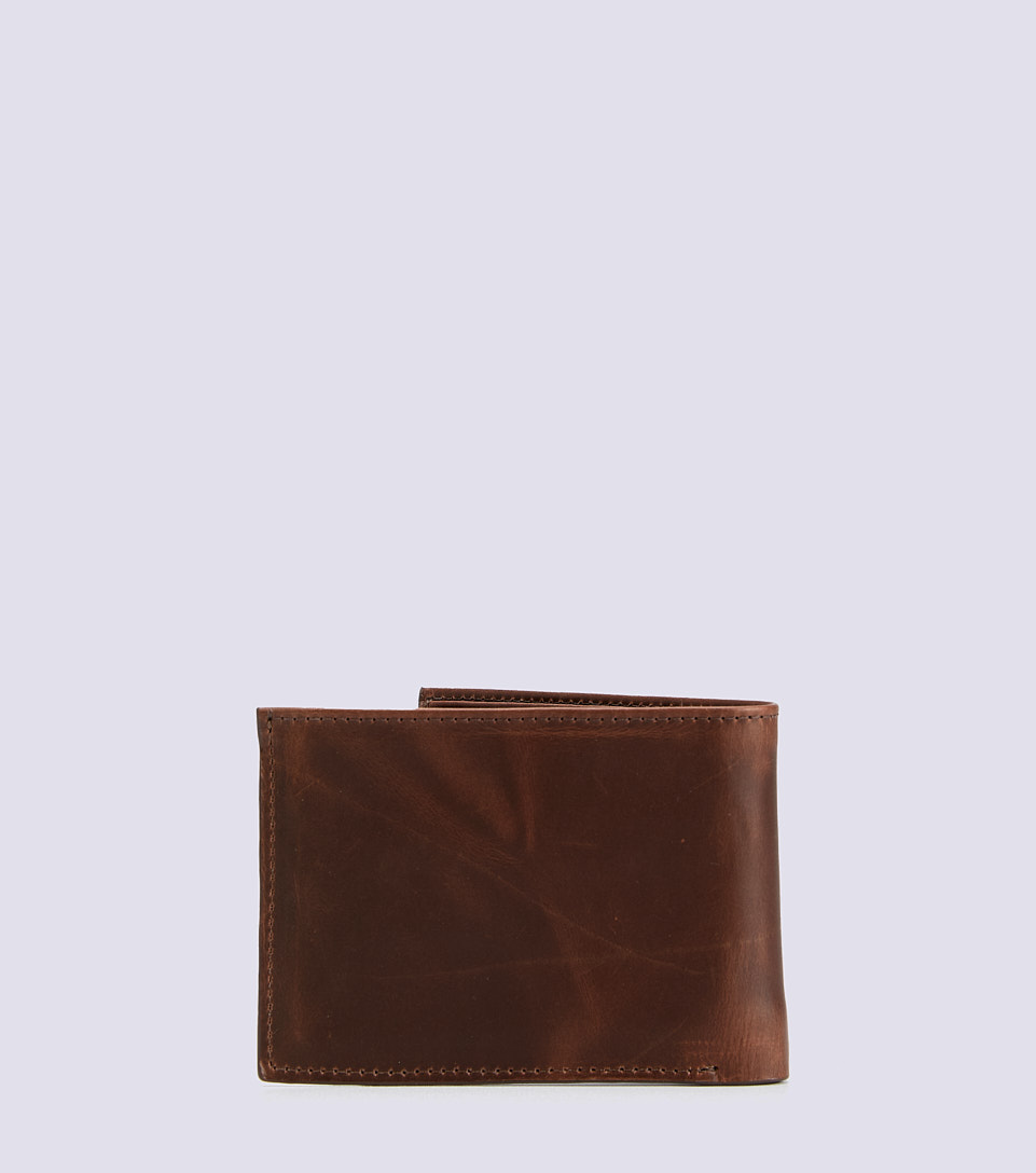 Billetera Para Hombre Unicolor Con Repujado Texto Unser 831765 CF