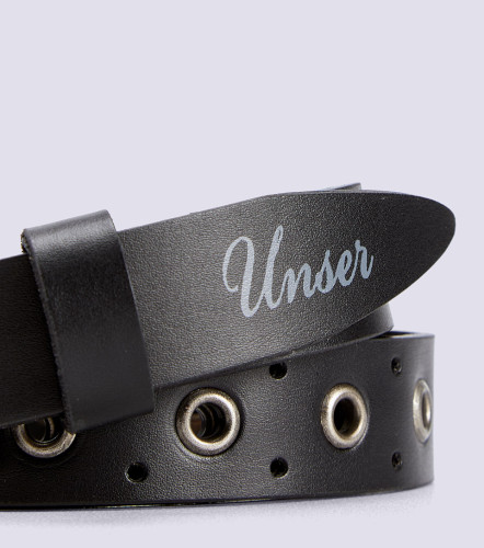 Correa Para Mujer Unicolor Con Ojaletes UnserNG