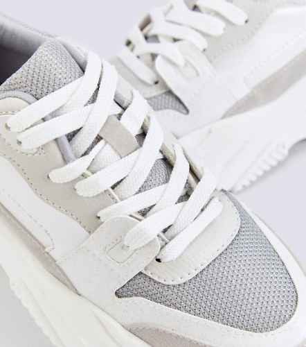 Tenis Para Mujer Con Cordones Y Forro En Contraste Harper DerekGR