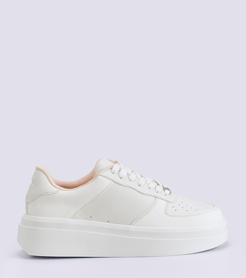 Tenis Para Mujer Con Cordones Y Forro En Contraste Kayla Derek 833234 BL