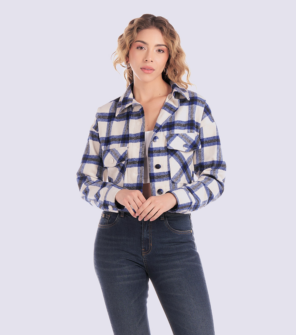Blusa Para Mujer Corta Oversize Manga Larga Unser 831427 AZ