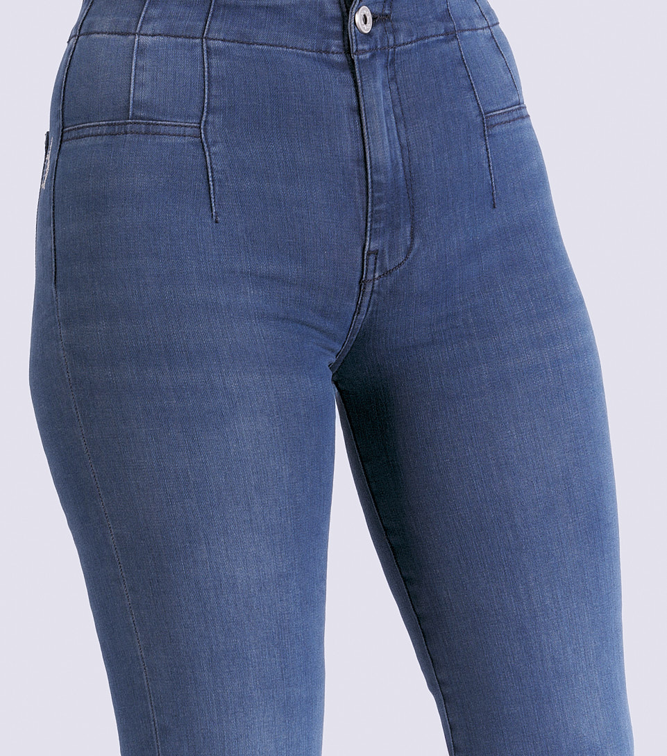 Jean Para Mujer Bota Flare Con Proceso Barcelona Fridaderek 831159 AZ