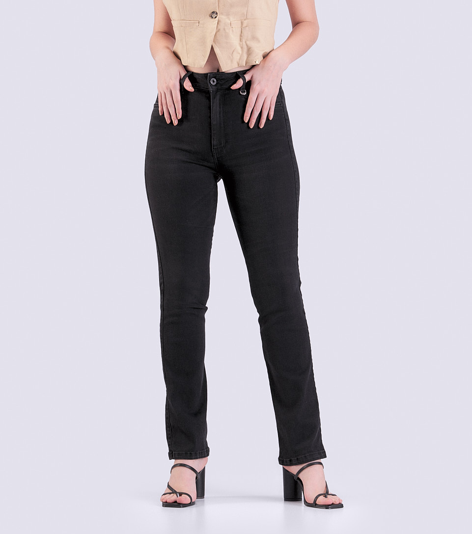 Jean Para Mujer Bota Straight Con Realce Pull Up Praga Normani Derek 831019 NG