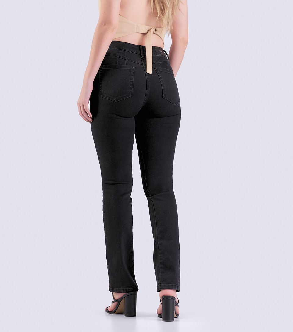 Jean Para Mujer Bota Straight Con Realce Pull Up Praga Normani Derek 831019 NG