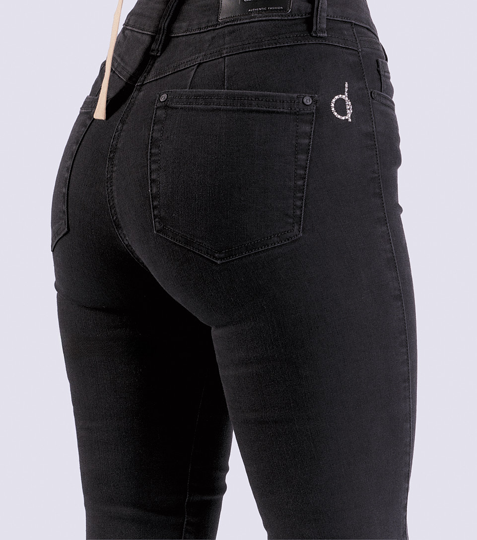 Jean Para Mujer Bota Straight Con Realce Pull Up Praga Normani Derek 831019 NG