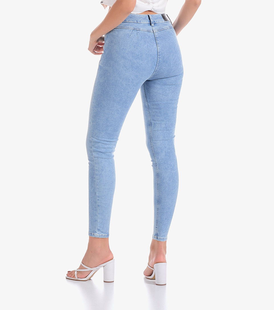 Jean Para Mujer Skinny Con Proceso Barcelona Valeria Derek 831164 AZ