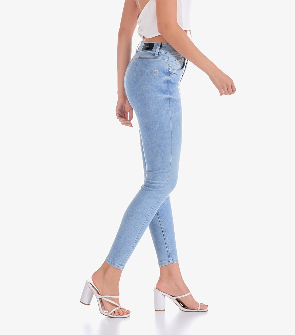 Jean Para Mujer Skinny Con Proceso Barcelona Valeria Derek 831164 AZ