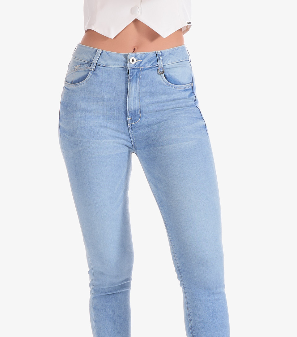 Jean Para Mujer Skinny Con Proceso Barcelona Valeria Derek 831164 AZ