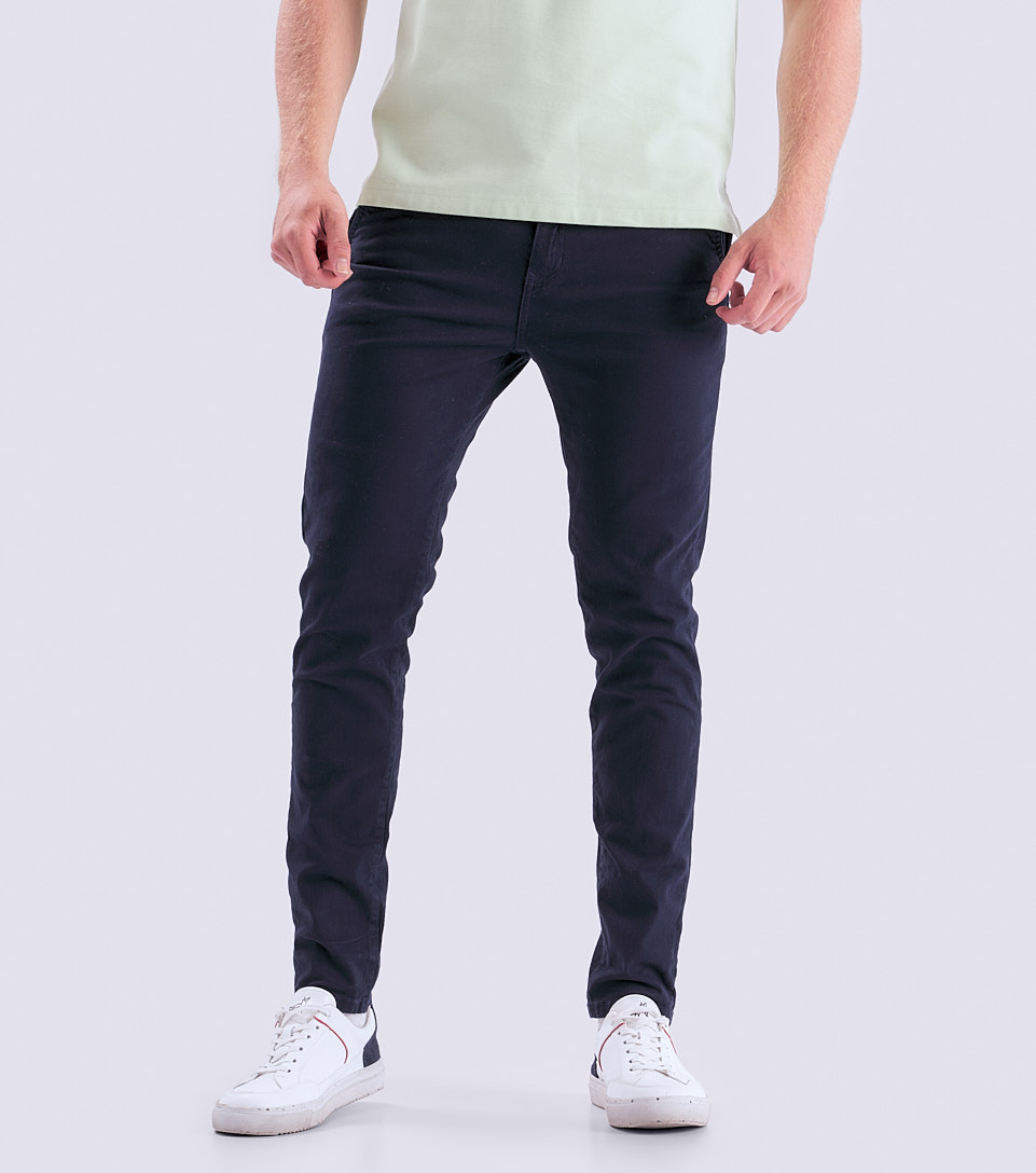 Pantalon Para Hombre Molderia Iron Unicolor Unser 830832 AZ