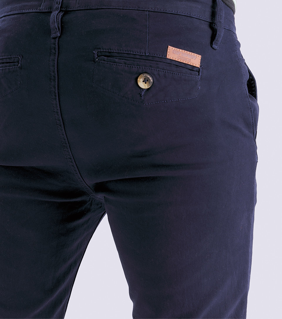 Pantalon Para Hombre Molderia Iron Unicolor Unser 830832 AZ