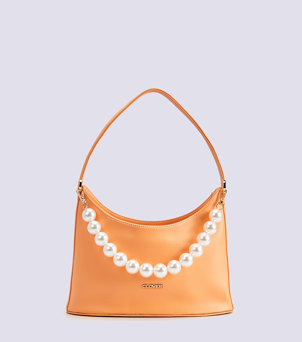 Perla Naranja Medio Shoulder Bag CloverNM