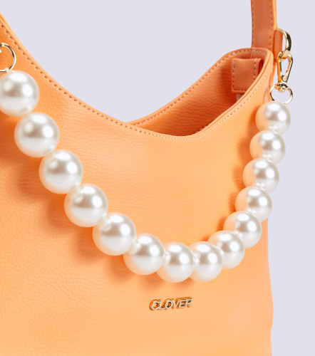 Perla Naranja Medio Shoulder Bag CloverNM