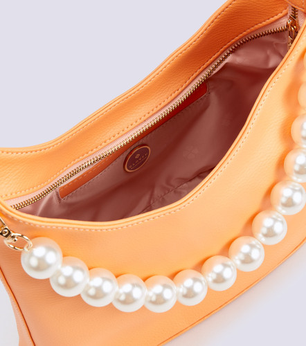Perla Naranja Medio Shoulder Bag CloverNM