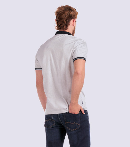 Polo Americanino Slim Fit JacquardBL