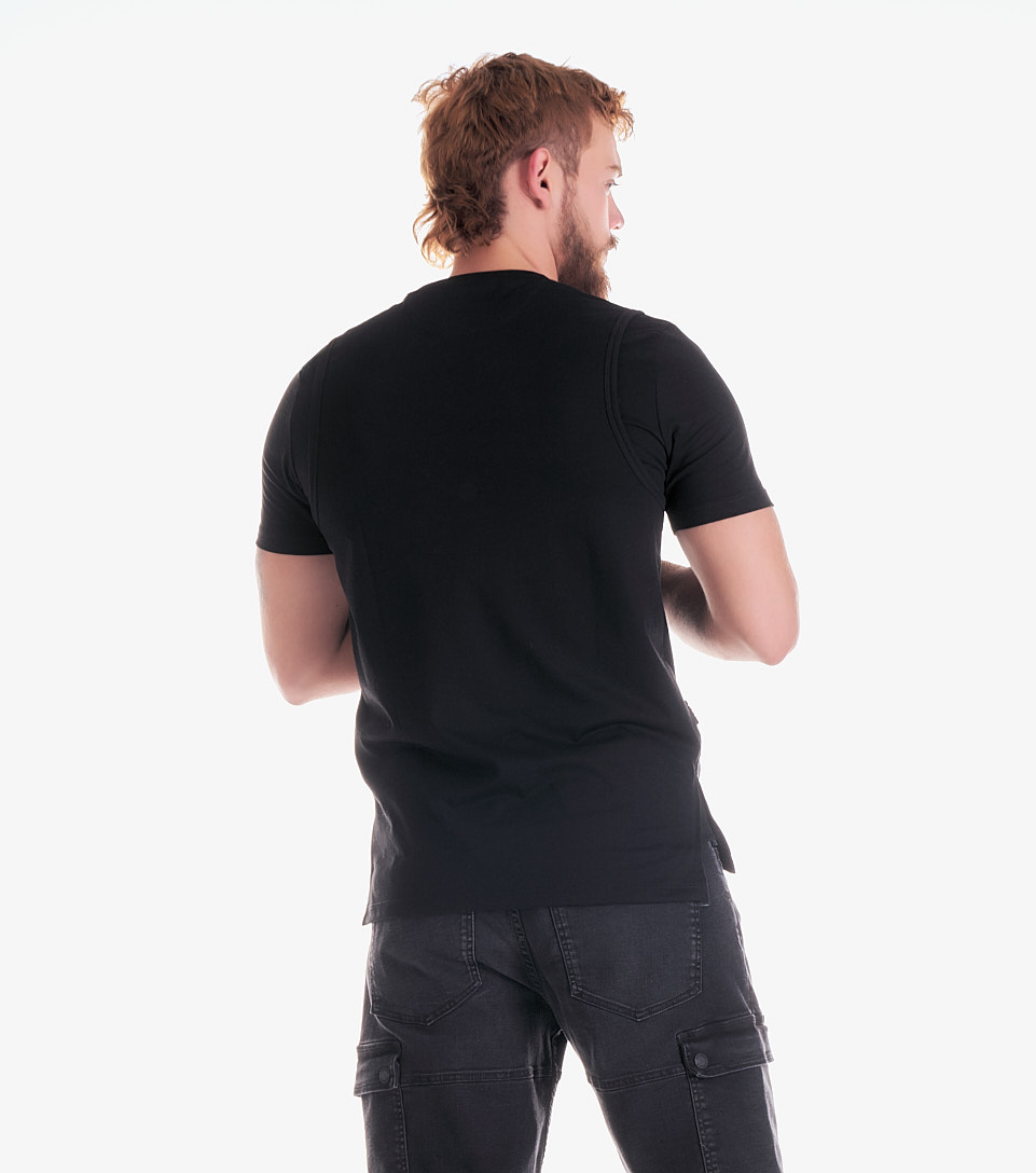 Ryan T Shirt Slim Masculina Groggy 830643 NG