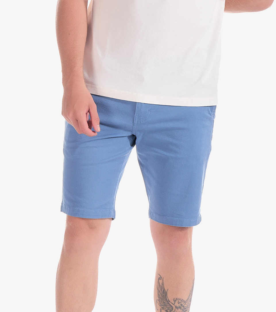 Bermuda Para Hombre Unicolor En Dril Con Bolsillos Unser 830866 AZ