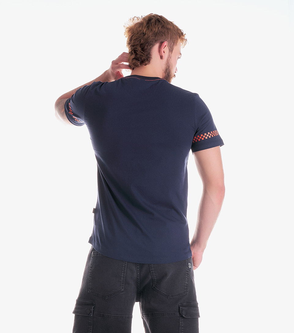 Stiven T Shirt Slim Con Estampado Unser 830956 AZ