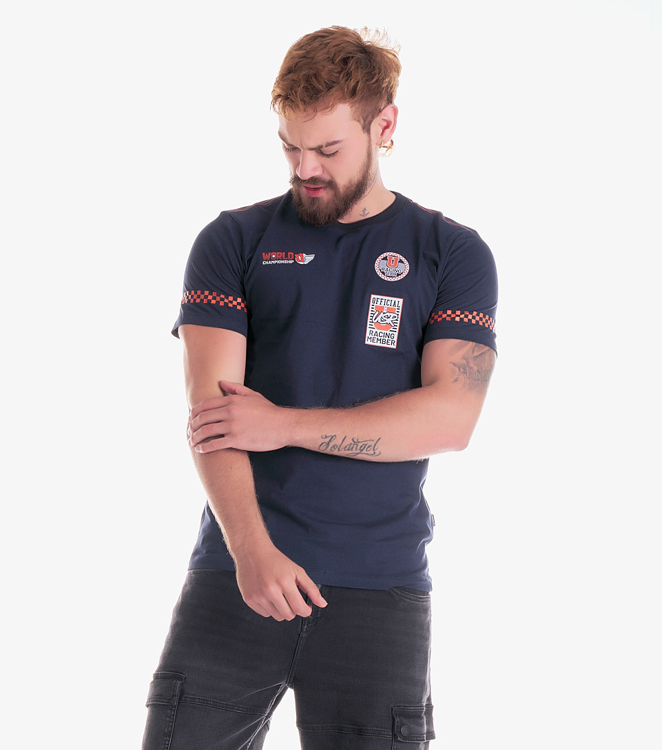 Stiven T Shirt Slim Con Estampado UnserAZ