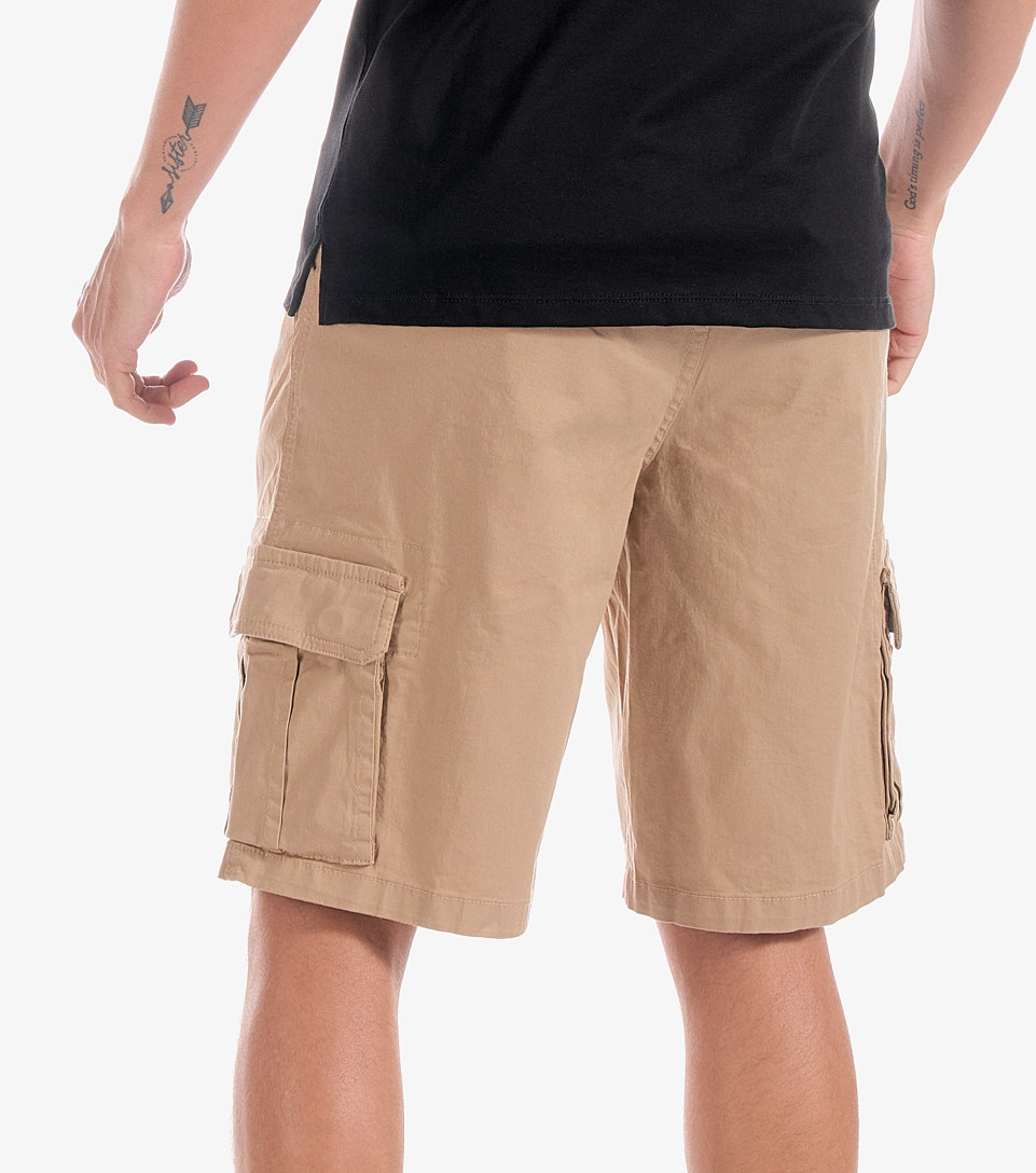 Bermuda Para Hombre Tipo Cargo Unicolor Unser 831584 KQ